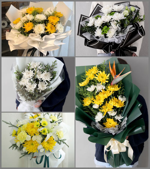 贵州毕节市黔西县杜鹃街道大兴社区白事花束代送
